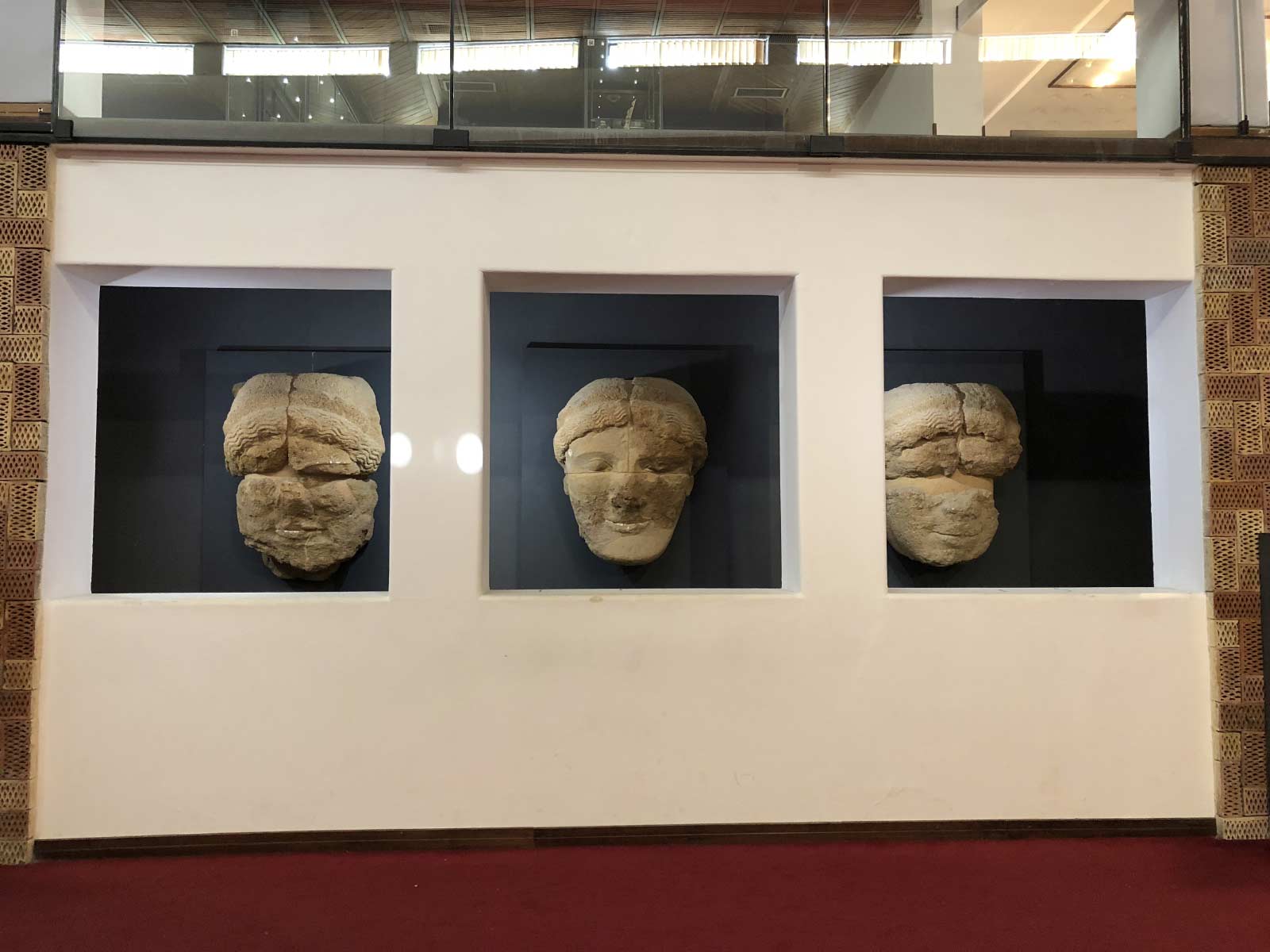 Le teste dei Telamoni al Museo Archeologico di Agrigento