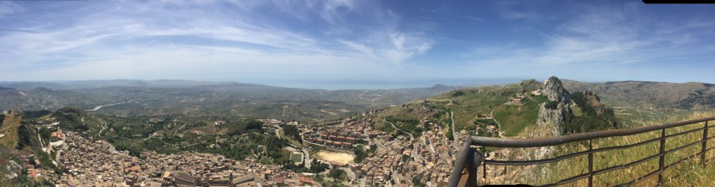 Caltabellotta - Foto panoramica dal castello