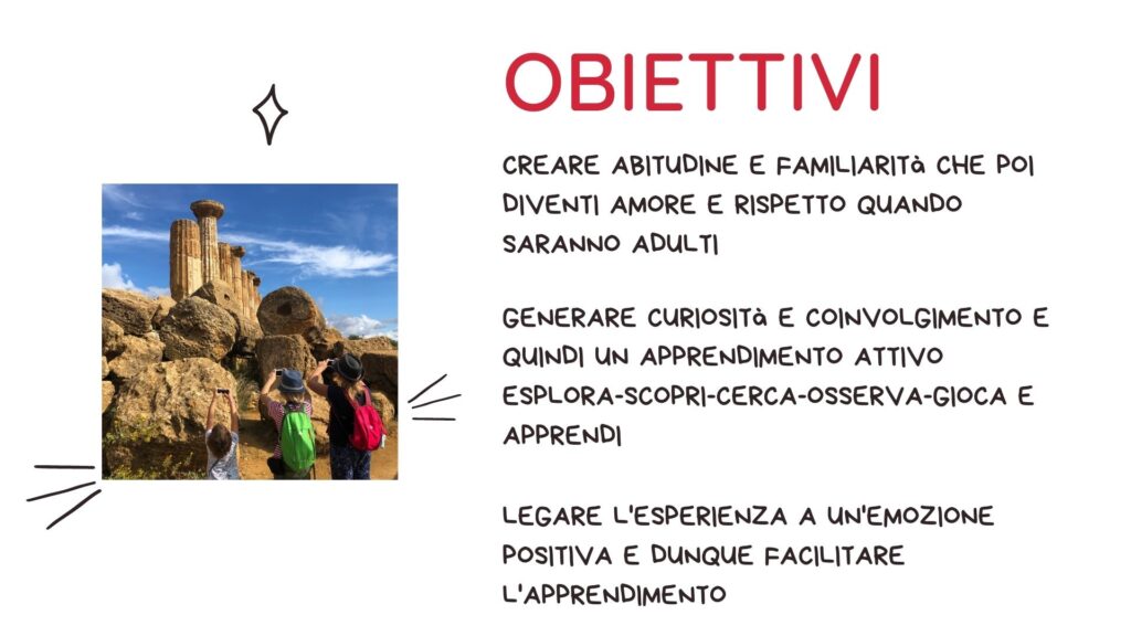 Famiglie con bambini e beni culturali - obiettivi